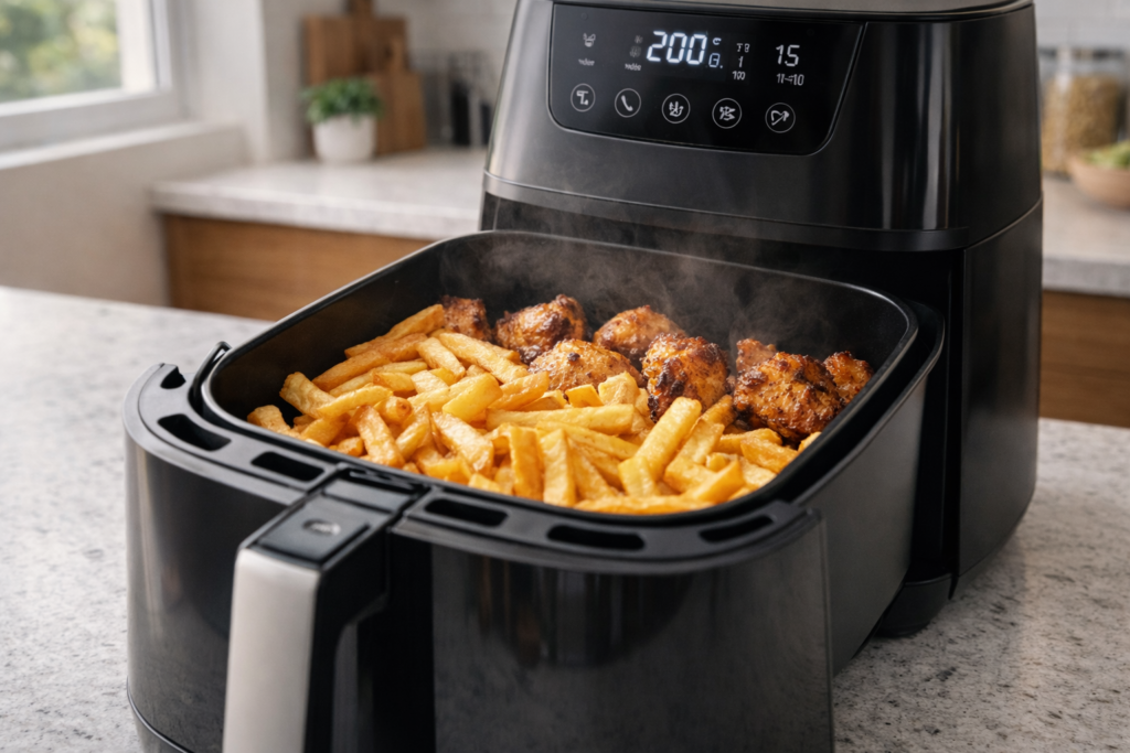 Se você quiser ver quais opções estão realmente com bom preço agora, compare aqui as melhores ofertas de air fryer boa e barata antes de decidir.