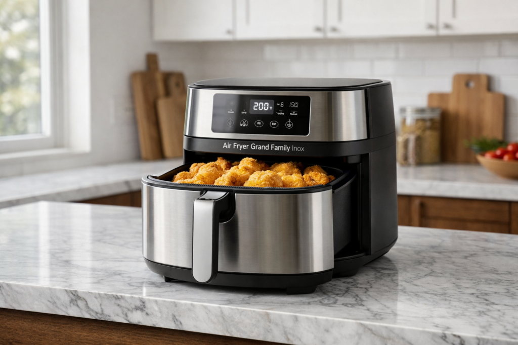 Air fryer grande custo-benefício para famílias