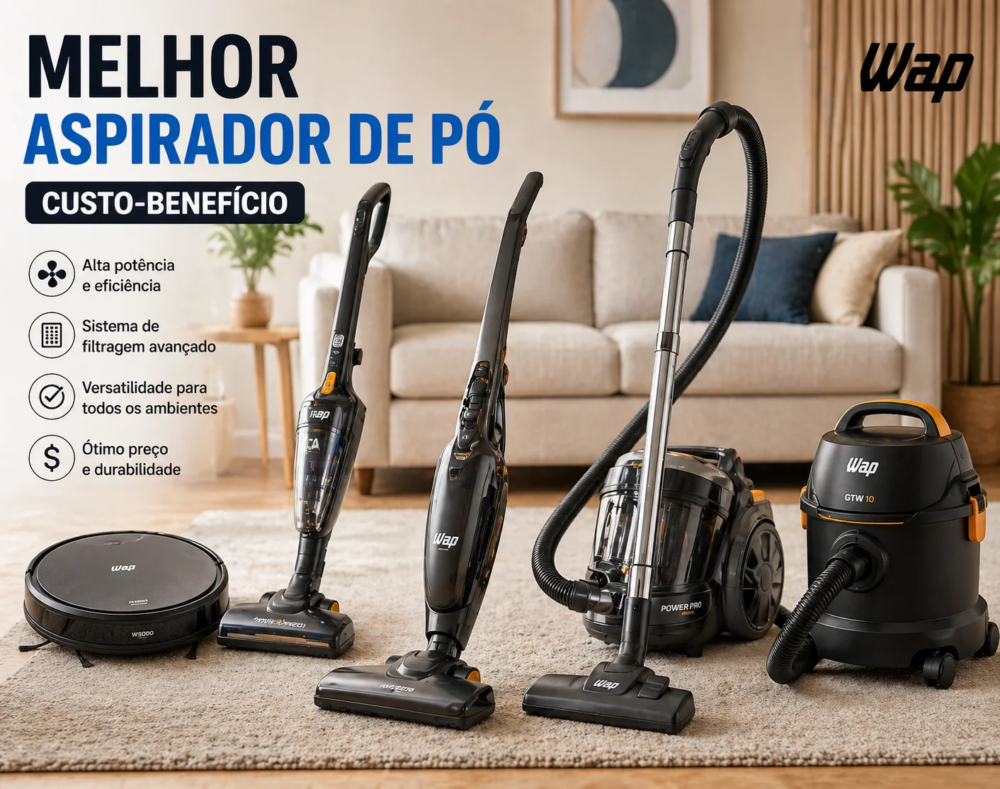 Aspirador WAP vale a pena