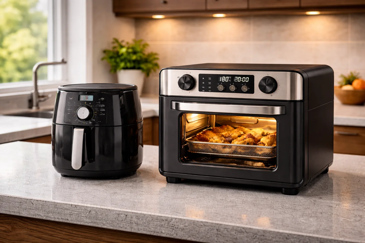 Air Fryer Grande ou Pequena