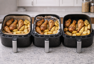 pode colocar papel manteiga na air fryer